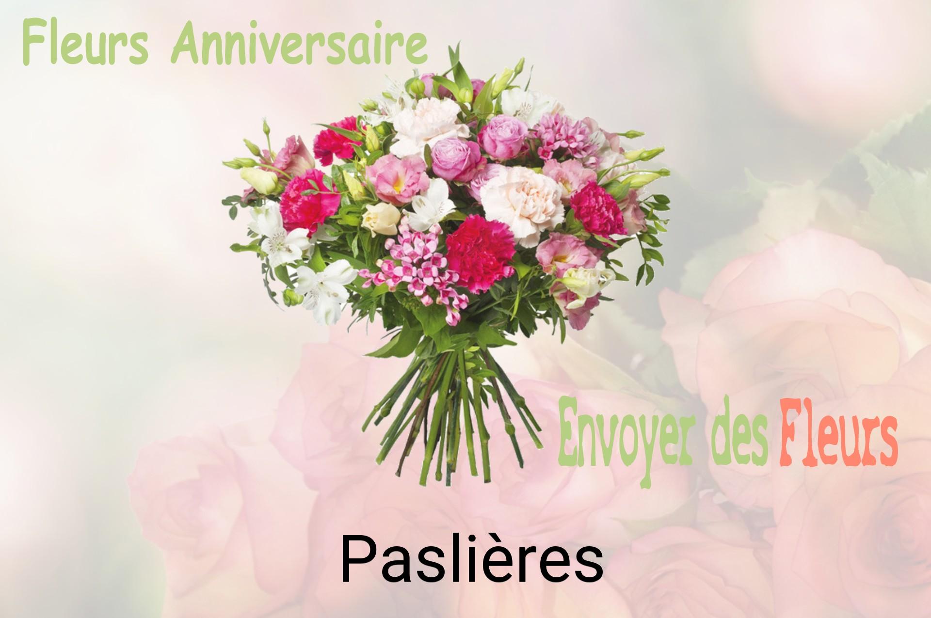 Bouquet de fleurs d’anniversaire livré à Paslières