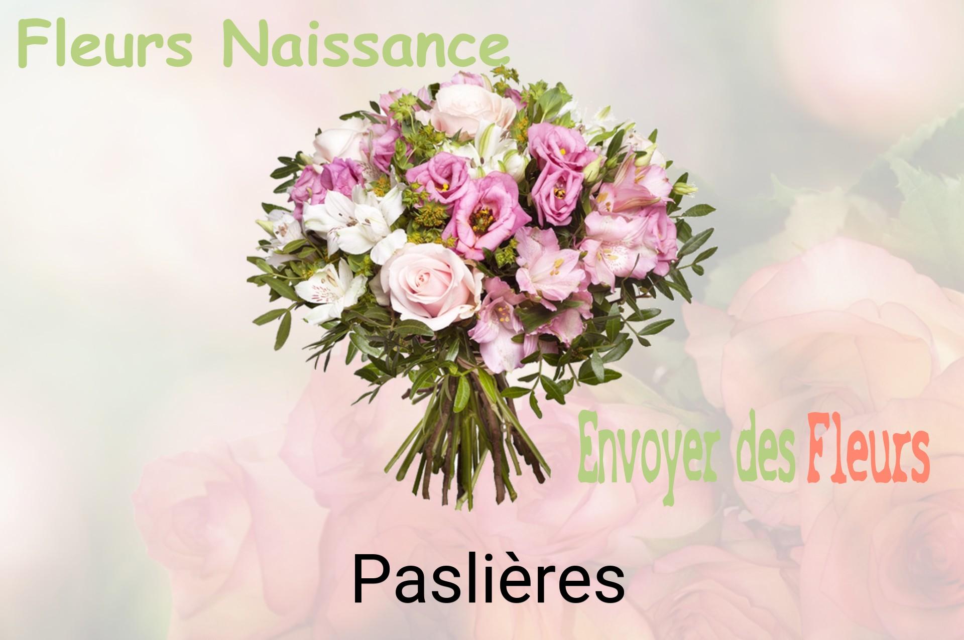 Bouquet de fleurs de naissance livré à Paslières